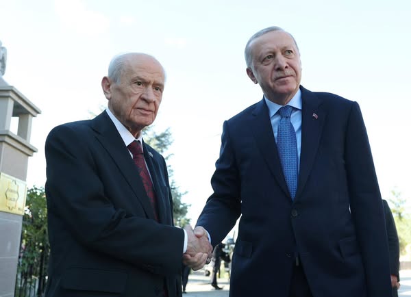 Cumhurbaşkanı Erdoğan, MHP Lideri Bahçeli'yi Ziyaret Etti