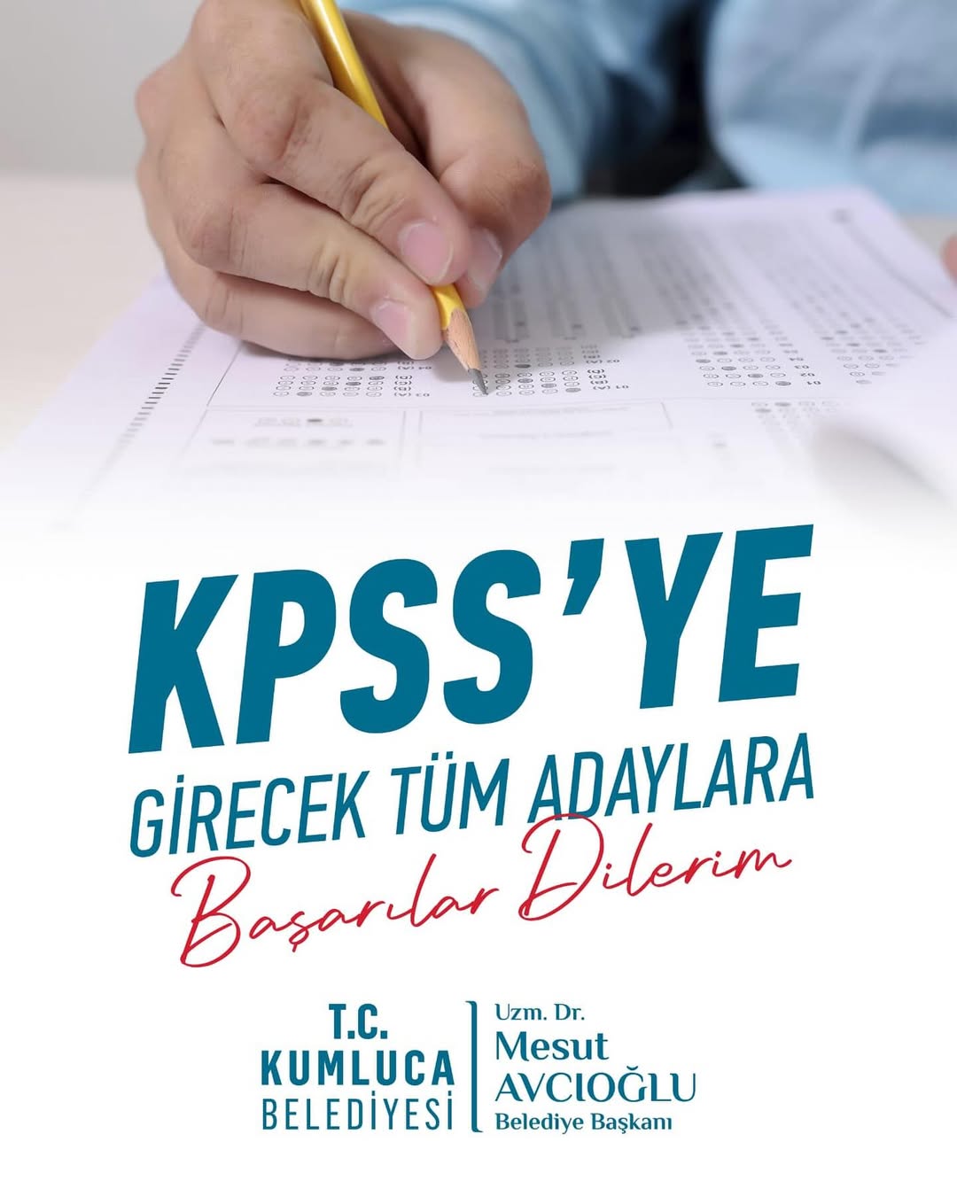 Antalya Kumluca Belediyesi KPSS Adaylarına Başarı Diliyor