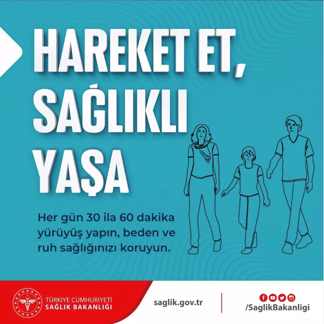 Antalya'da Sağlık İçin Hareket Kampanyası Başlatıldı