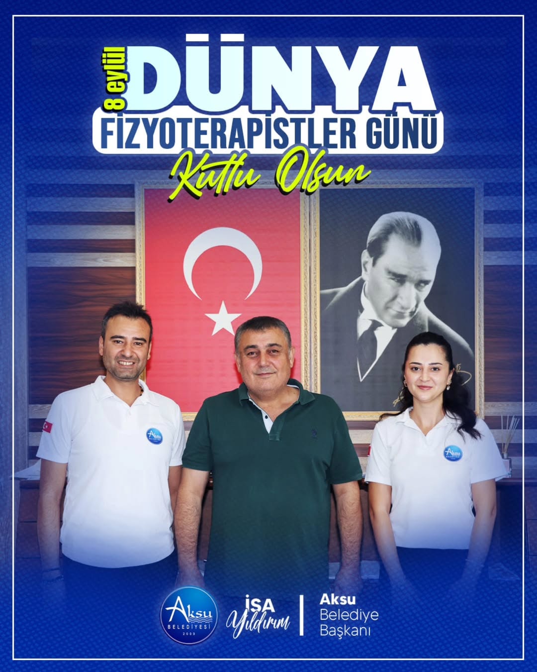 Antalya Aksu Belediyesi'nden Dünya Fizyoterapistler Günü Mesajı