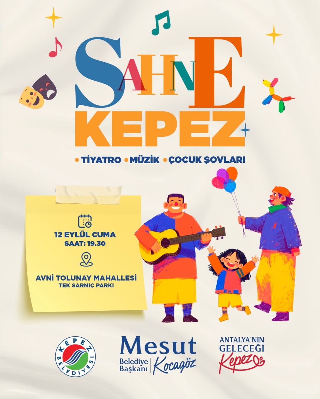 Antalya Kepez'de Yaz Akşamları Sahne Kepez ile Renklenecek