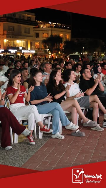 Manavgat'ta A Milli Basketbol Takımı Final Maçı için Dev Ekran Kuruldu