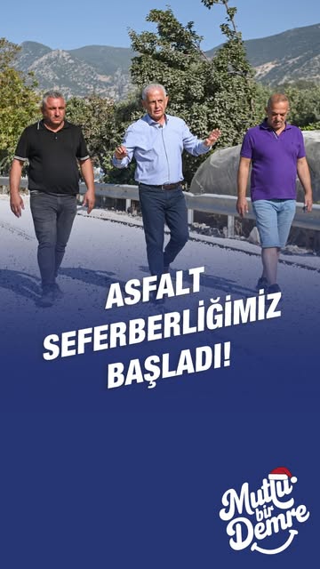 Antalya Demre'de Asfalt Seferberliği Başladı: Yollar Yenileniyor