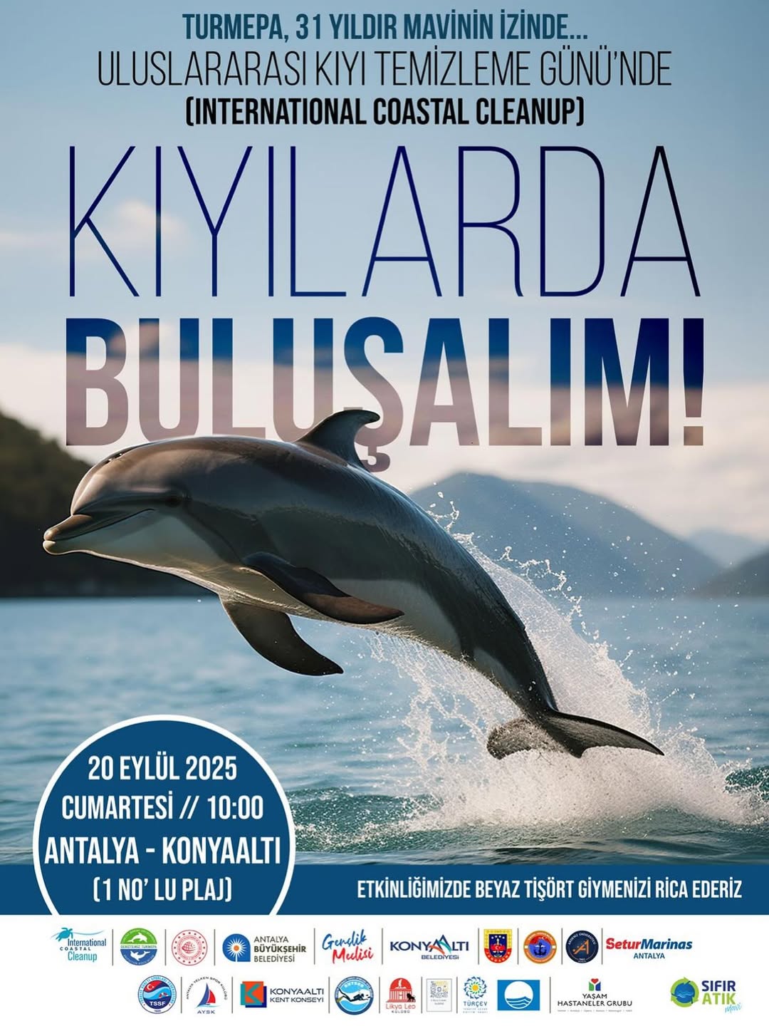 Konyaaltı Belediyesi Uluslararası Kıyı Temizleme Günü Etkinliği Düzenliyor