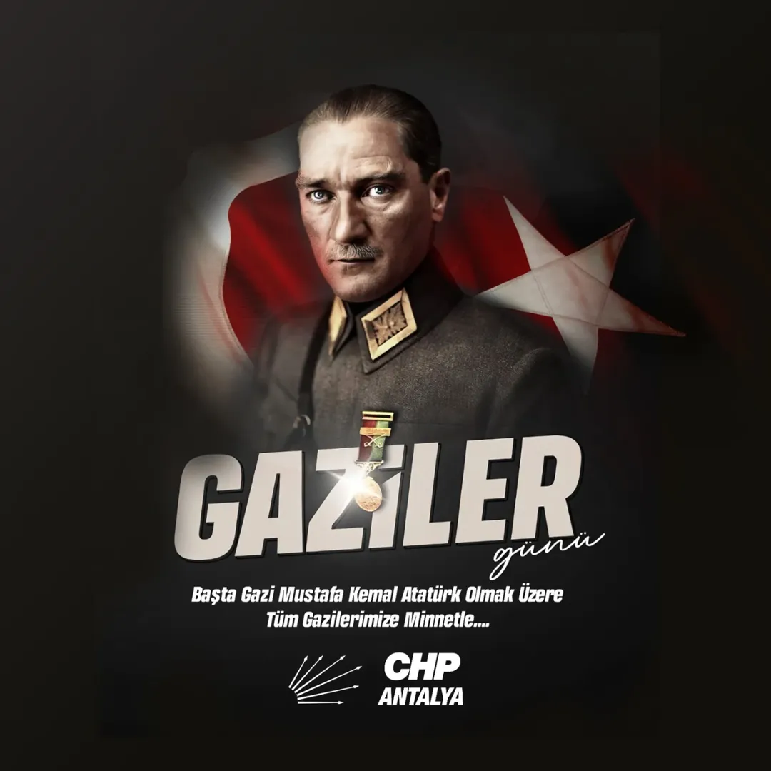 CHP Antalya, Gazileri Anarak Vefa Vurgusu Yaptı