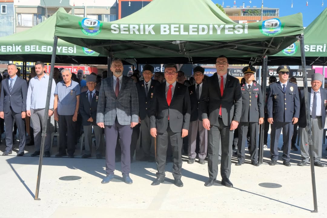 Antalya Serik'te Gaziler Günü Anıldı