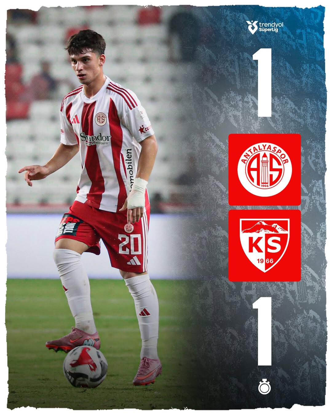 Antalya Spor FK, Kayserispor ile Berabere Kaldı