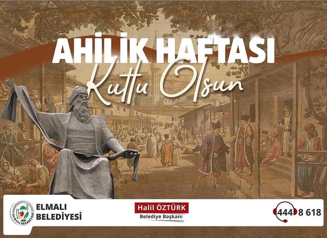 Elmalı Belediyesi'nden Ahilik Haftası Mesajı