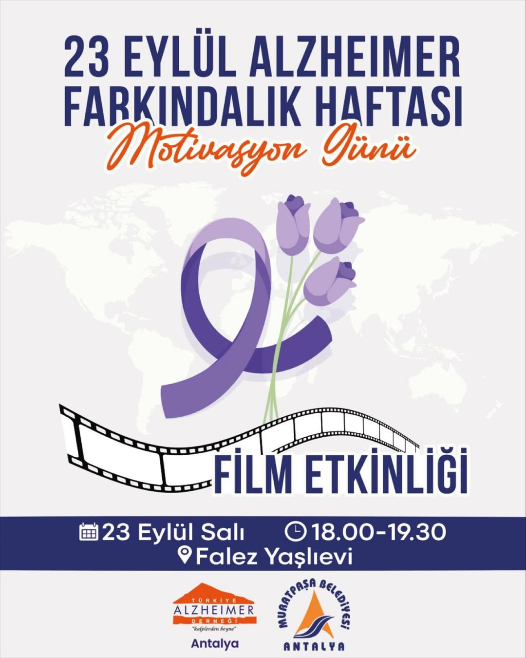 Antalya Muratpaşa Belediyesi'nden Alzheimer Farkındalık Haftası Etkinliği
