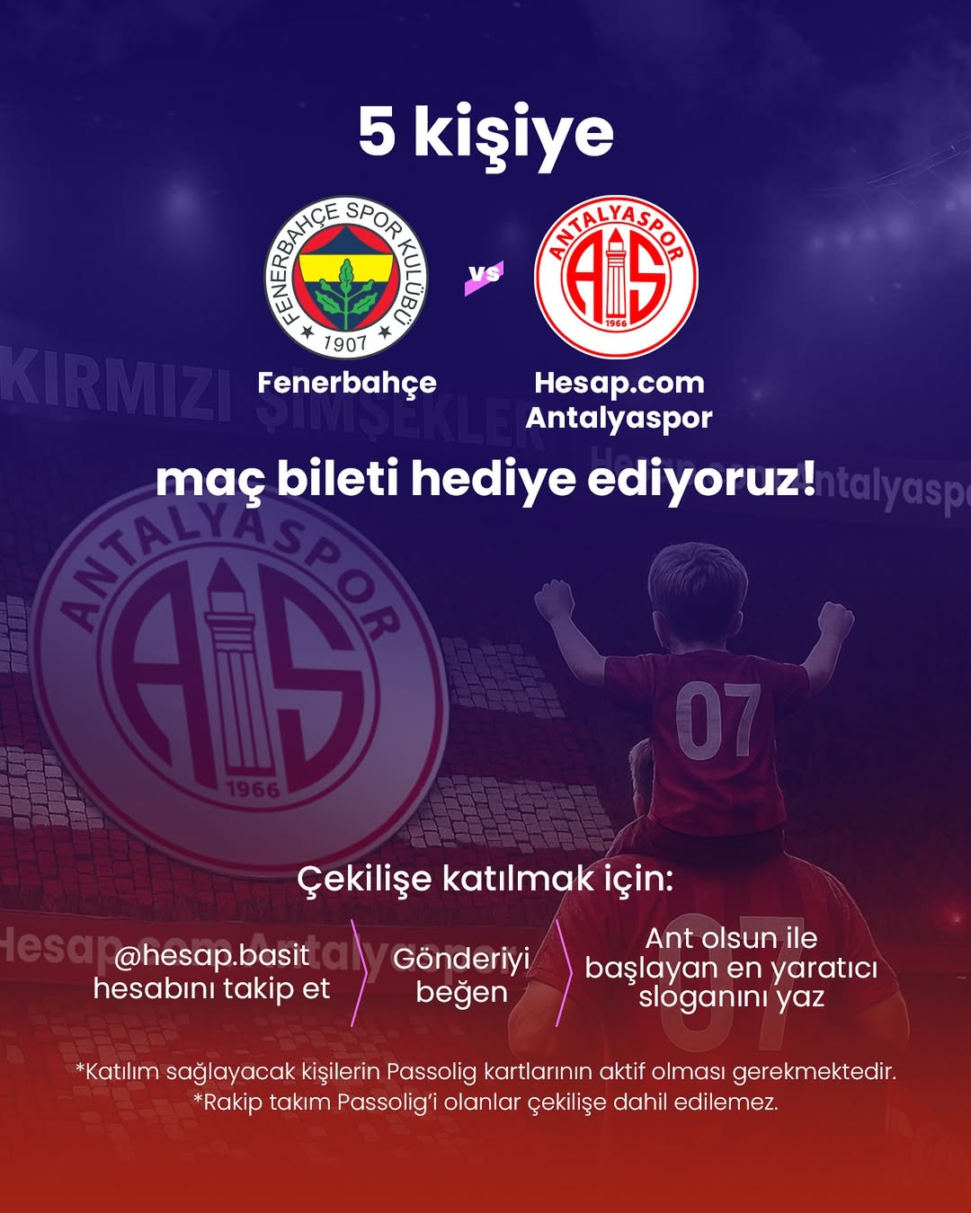 Antalyaspor Maç Bileti Çekilişiyle Fenerbahçe Heyecanı