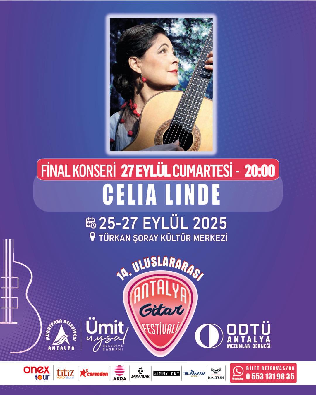 Antalya Gitar Festivali Final Konseriyle Kapanıyor