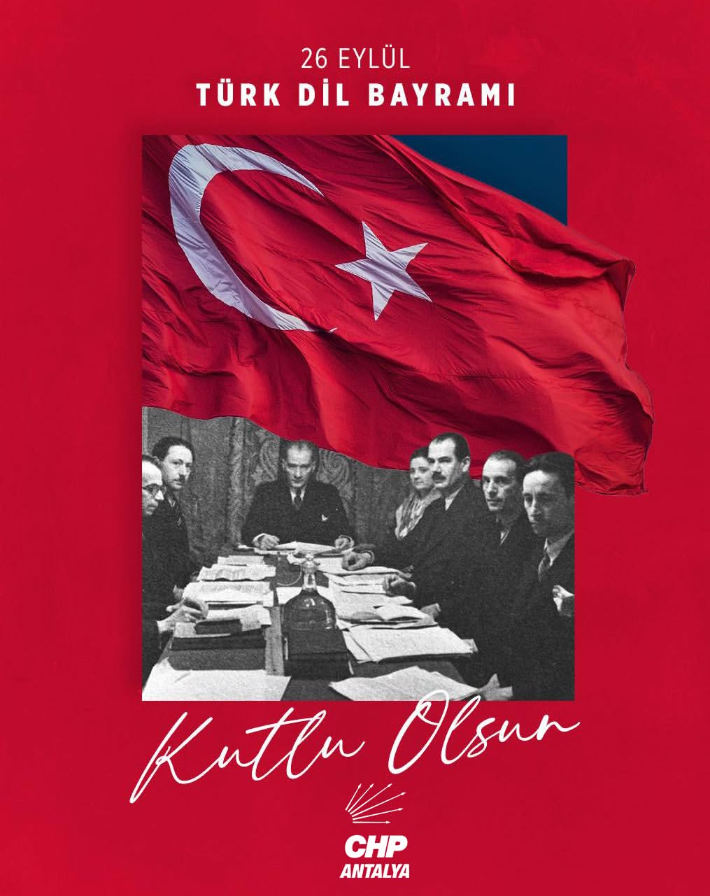 CHP Antalya, Türk Dil Bayramı'nı Coşkuyla Kutladı