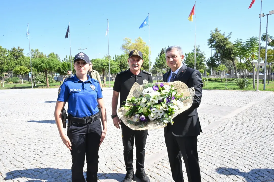 Antalya Valisi Şahin, Yeni İl Emniyet Müdürü Zaimoğlu'nu Ziyaret Etti