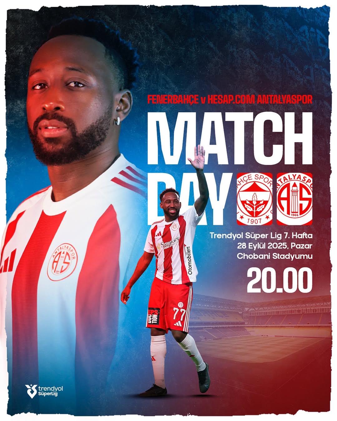 Antalyaspor, Süper Lig'de Fenerbahçe ile Zorlu Deplasman Sınavında