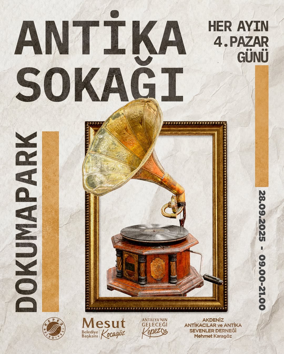 Antalya Kepez'de Antika Tutkunlarına Özel Pazar Buluşması