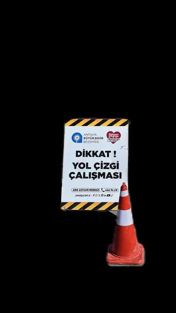 Aksu'da Trafik Güvenliği İçin Yol Çizgi Çalışması Tamamlandı