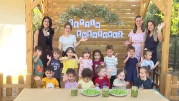 Konyaaltı'nda Minik Eller Zeytin İşledi