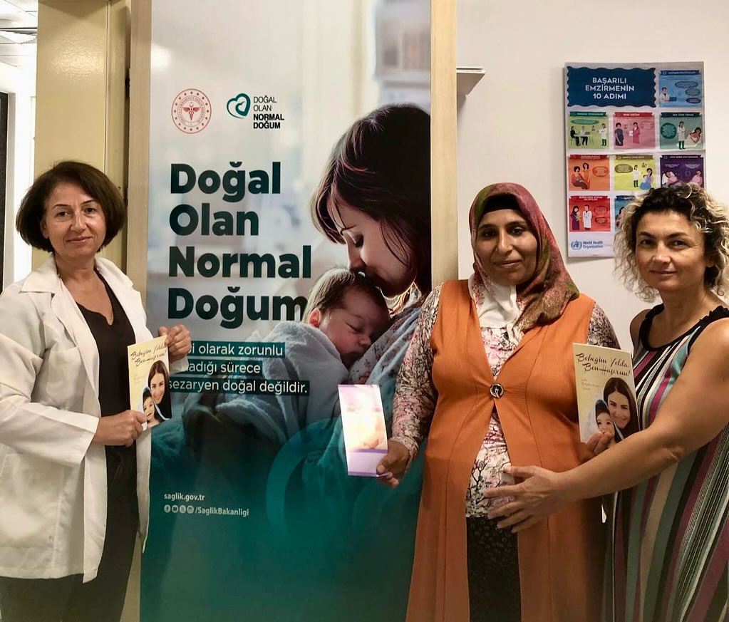 Antalya'da Normal Doğum Haftası'nda Farkındalık Çalışması