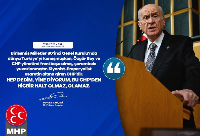 Bahçeli'den CHP'ye Sert Eleştiri: 