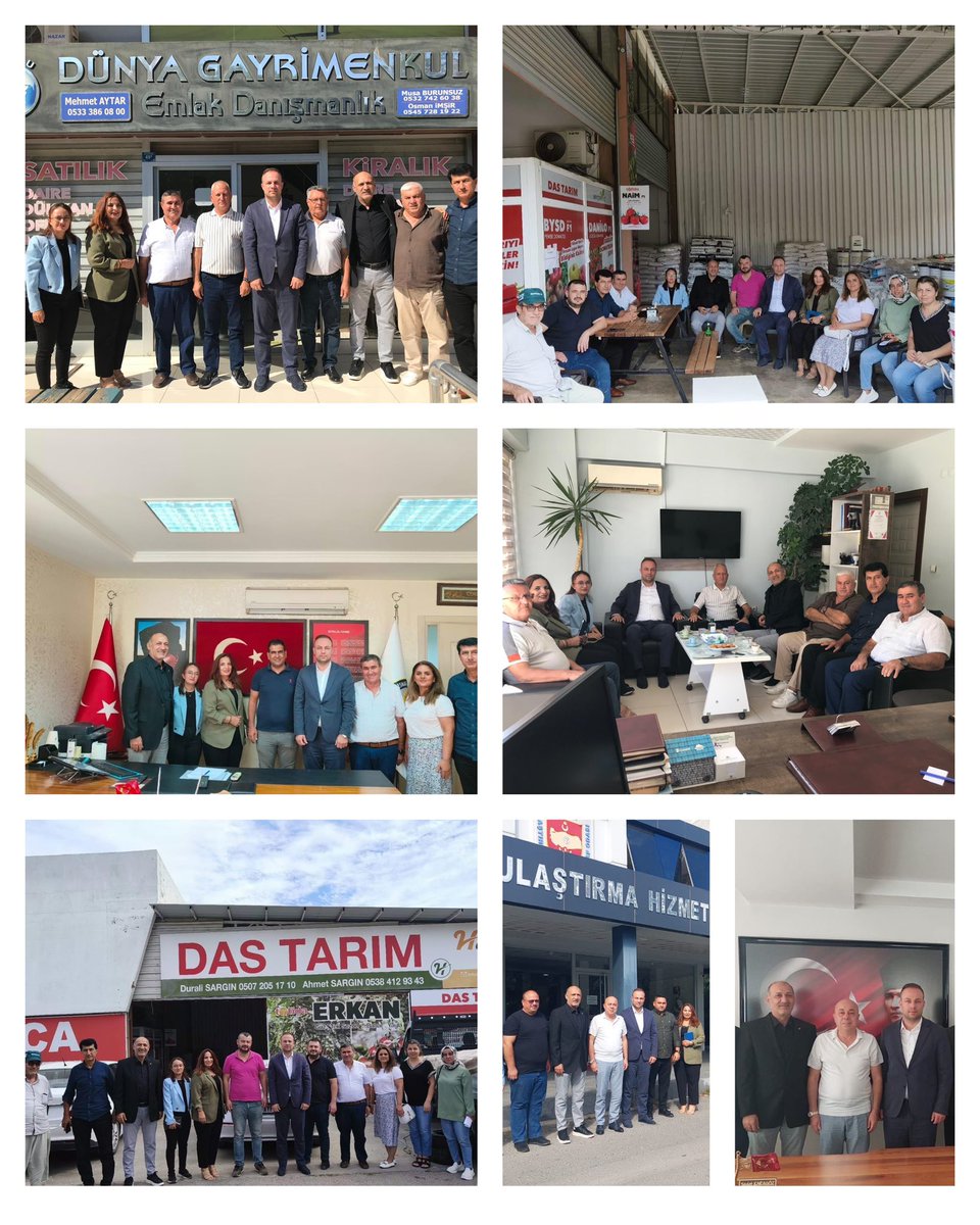 AK Parti Antalya, Aksu ve Serik'te STK Ziyaretlerinde Bulundu