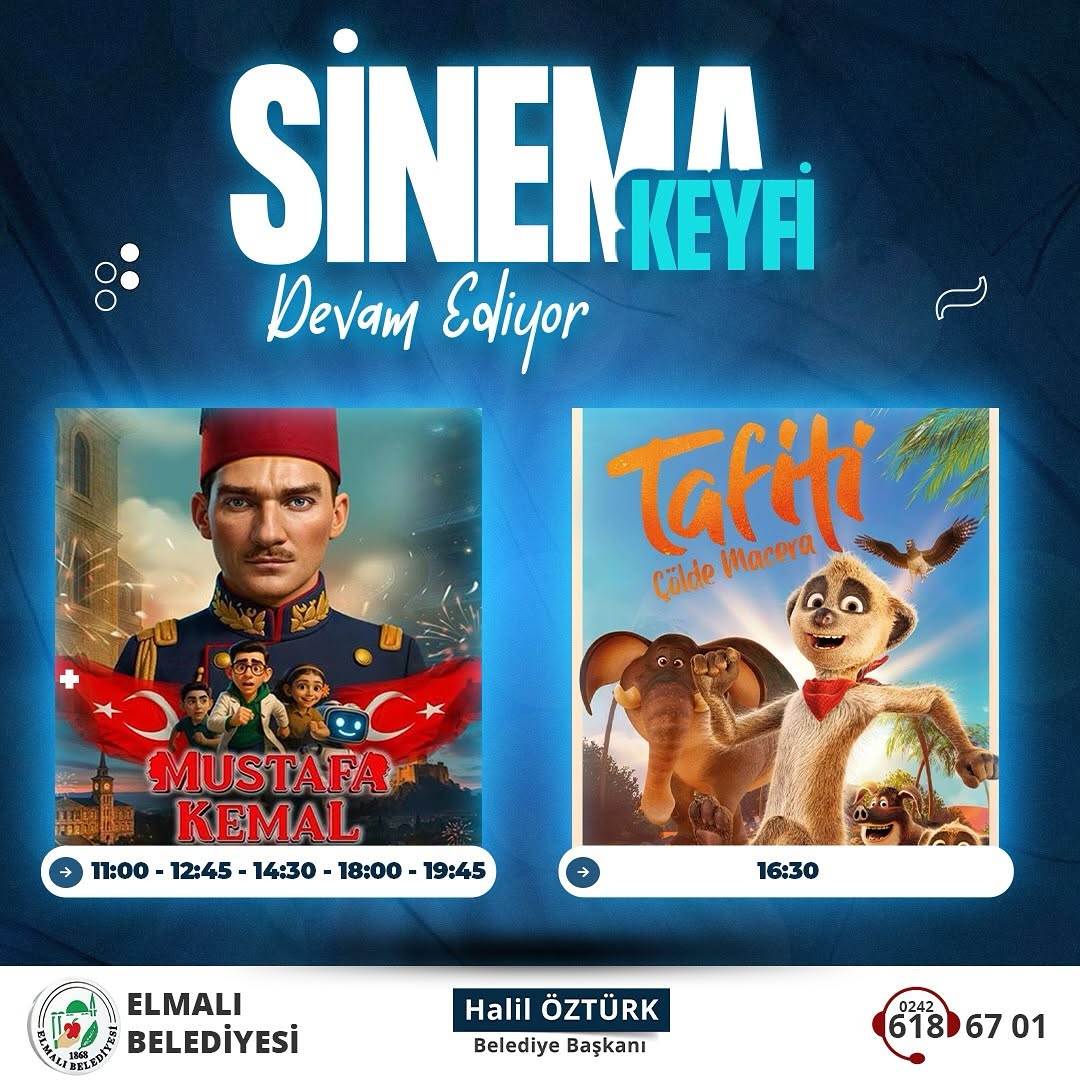 Elmalı'da Sinema Günleri Seyirciyle Buluşmaya Devam Ediyor