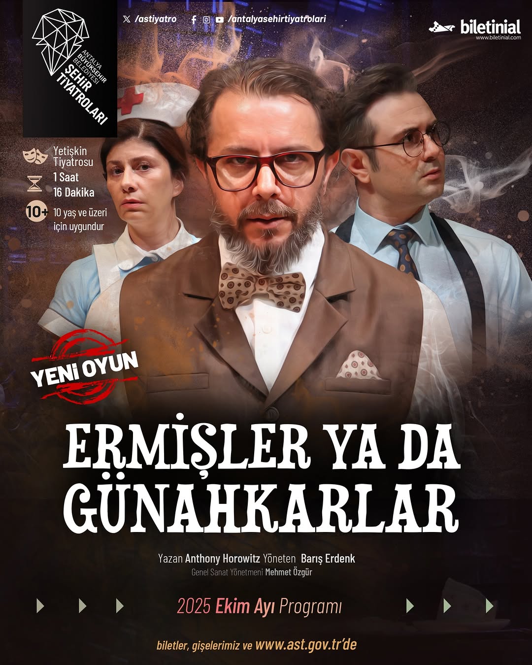 Antalya Şehir Tiyatroları'nda Yeni Sezonun İlk Oyunu: 