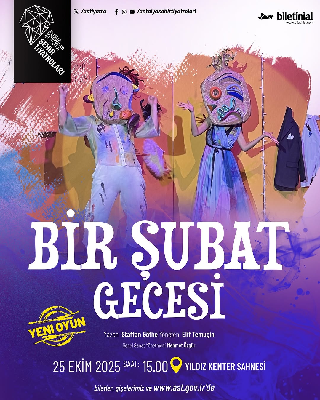 Antalya Şehir Tiyatroları'ndan Çocuklar İçin Yeni Oyun: 