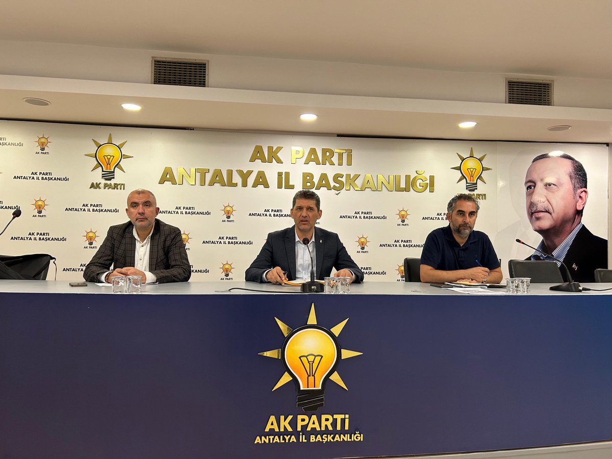 Antalya AK Parti İl Başkanlığı Yönetim Toplantıları Gerçekleştirildi