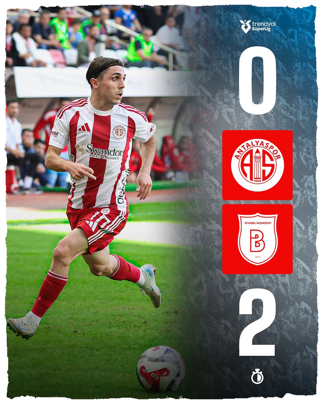 Antalyaspor, Başakşehir'e 2-0 Mağlup Oldu