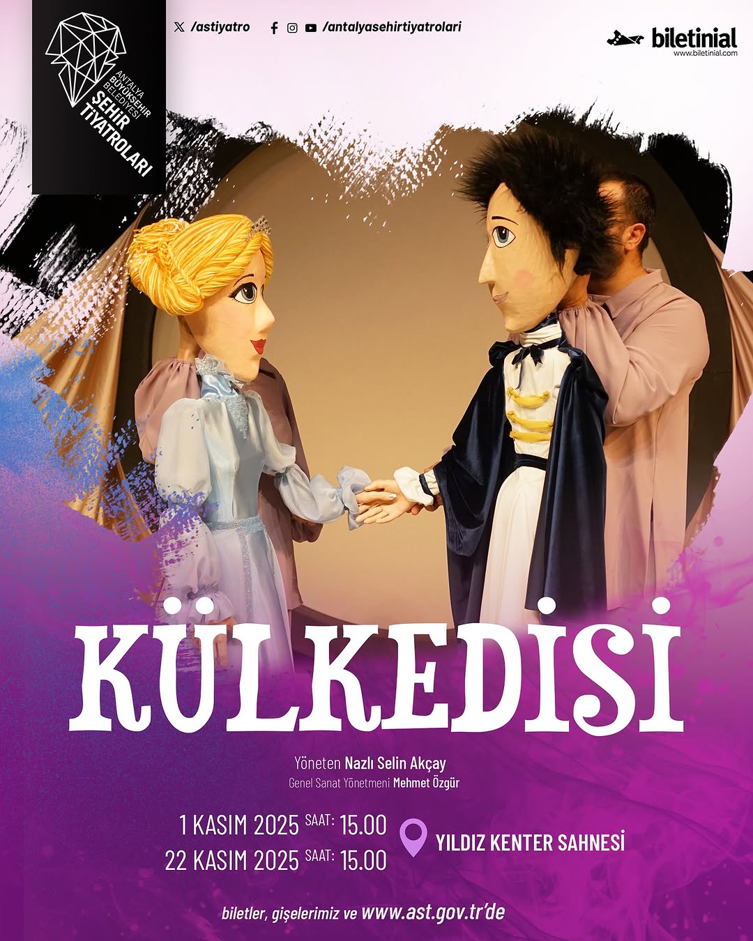 Antalya Şehir Tiyatroları'ndan Büyülü Bir Kukla Gösterisi: Külkedisi