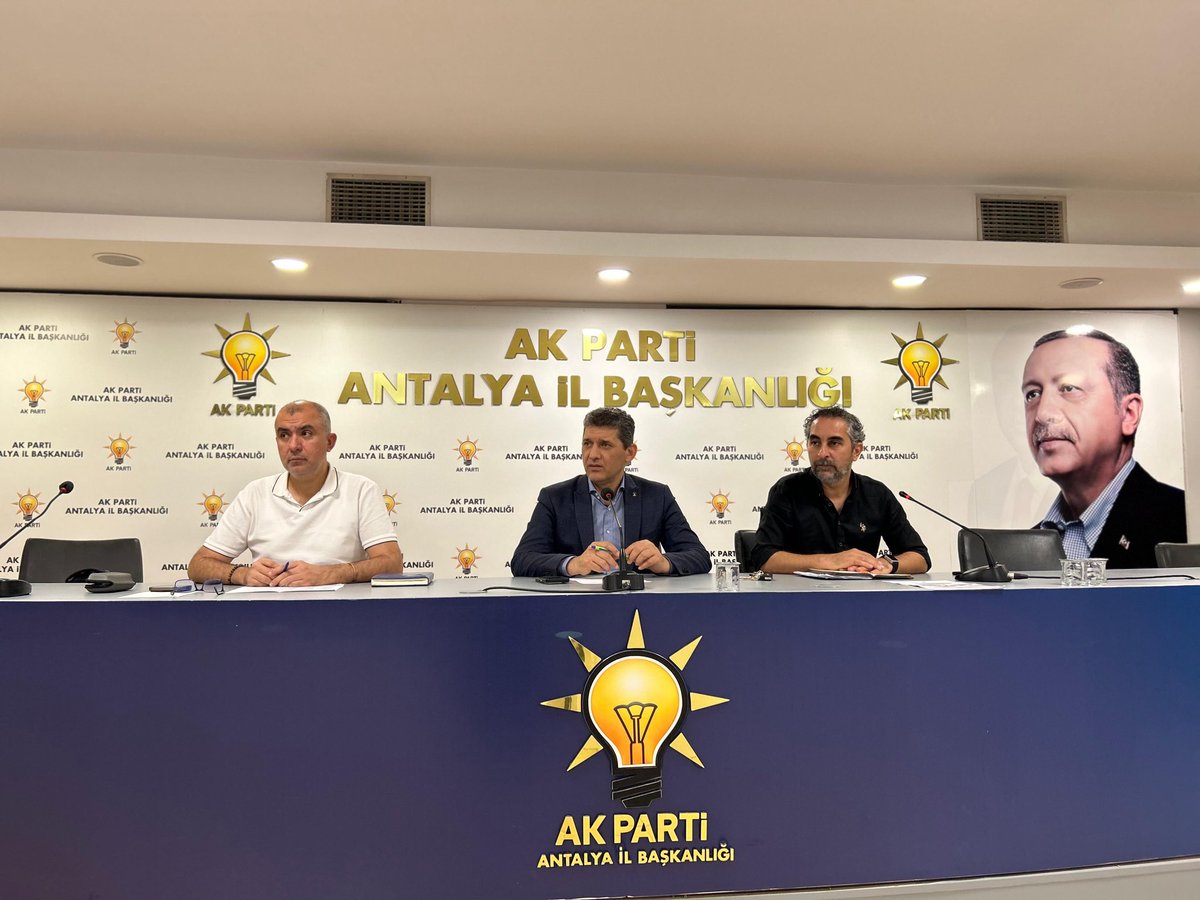 Antalya AK Parti İl Yönetim Kurulu Toplantısı Gerçekleştirildi