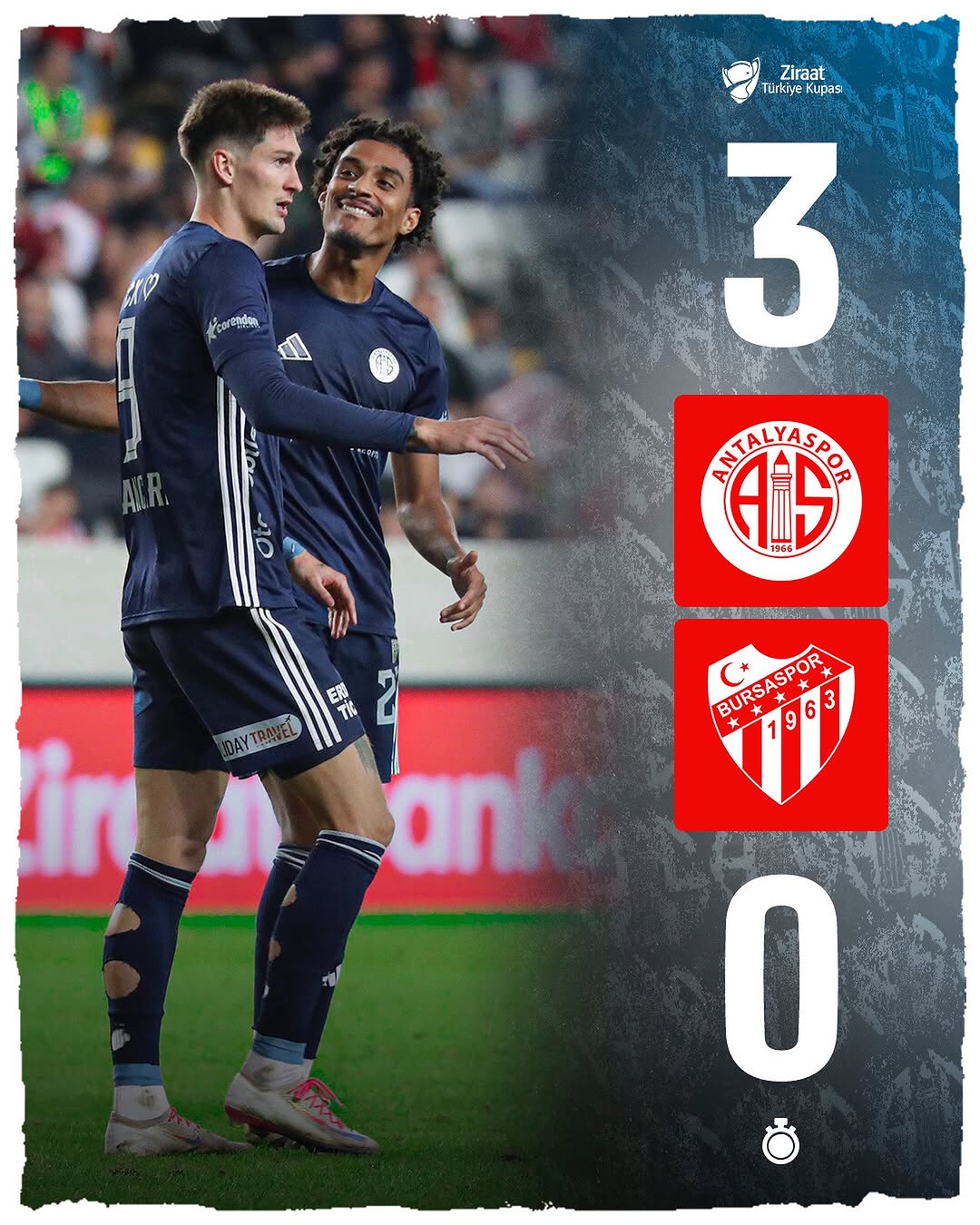 Antalya Spor FK, Türkiye Kupası'nda Bursaspor'u 3-0 Mağlup Etti